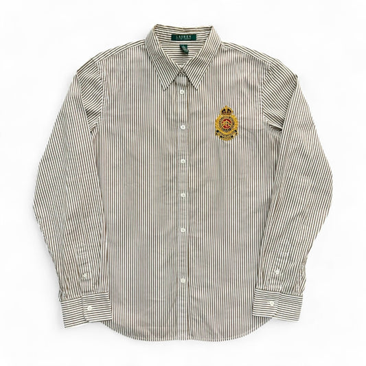 Ralph Lauren - Long Sleeve Coffee Shirt VINTAGE COLLECTION